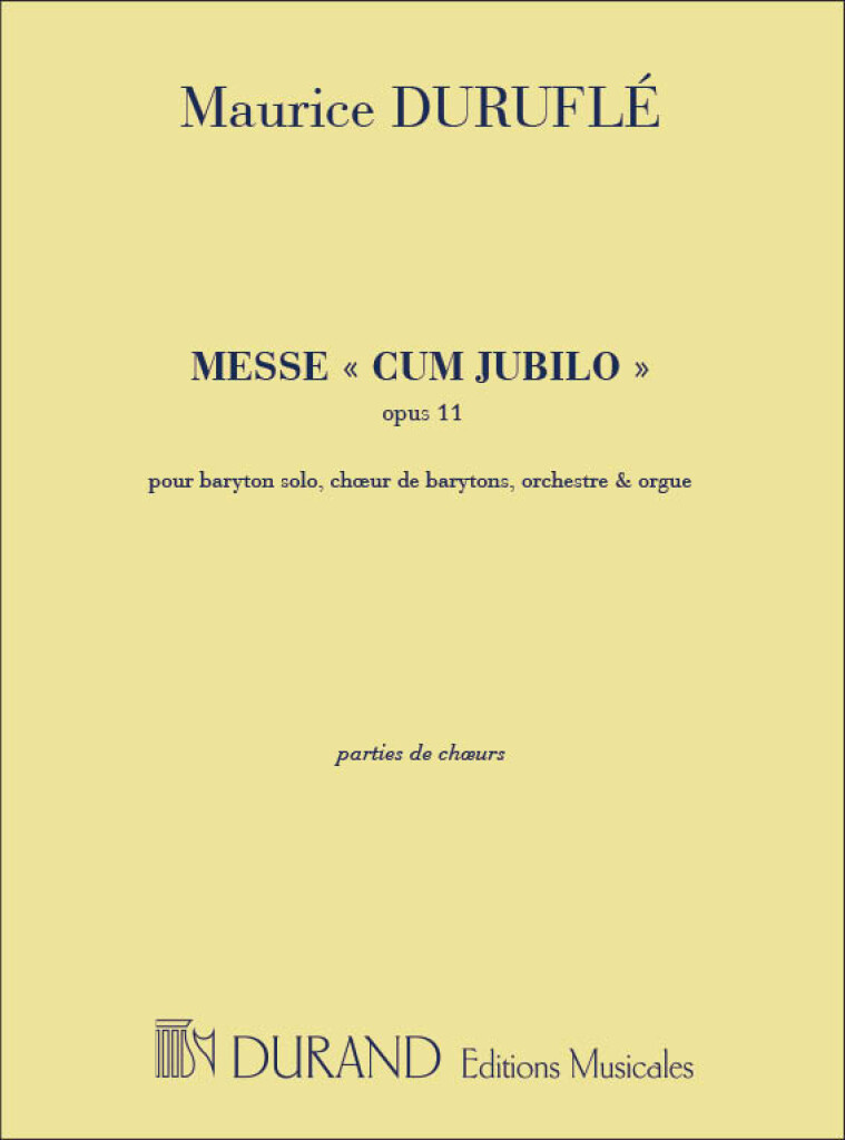 Messe Cum Jubilo Op. 11